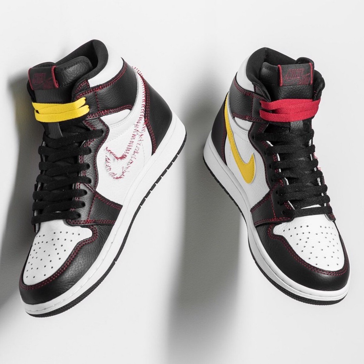 Nike Air Jordan 1 Retro High OG Defiant Black Red Yellow