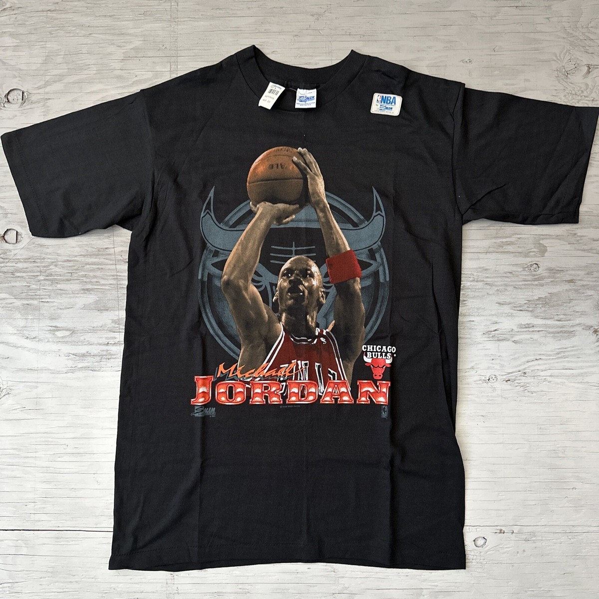 Vintage NEW W/ Tags Salem Michael Jordan Chicago Bulls Caricature