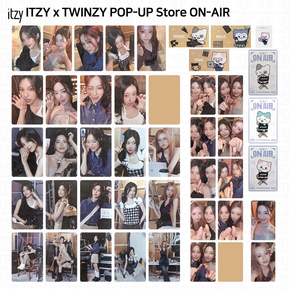 ITZY x TWINZY POP-UP Store ON-AIR Trading Card Benefit Photocard