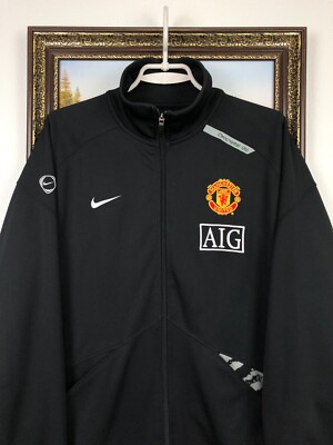 Vintage Nike Manchester United Football Jacket Soccer Track Top