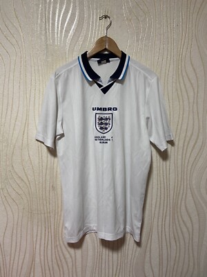 1995 1997 ENGLAND RETRO HOME FOOTBALL SHIRT SOCCER JERSEY UMBRO