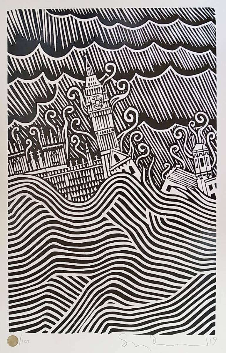 Stanley Donwood Atoms AMOK Silkscreen Edition 100 RADIOHEAD Tom