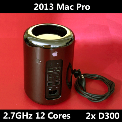 2013 Mac Pro | 2.7GHz 12-Core | Dual AMD D300 | 64GB RAM | 1TB