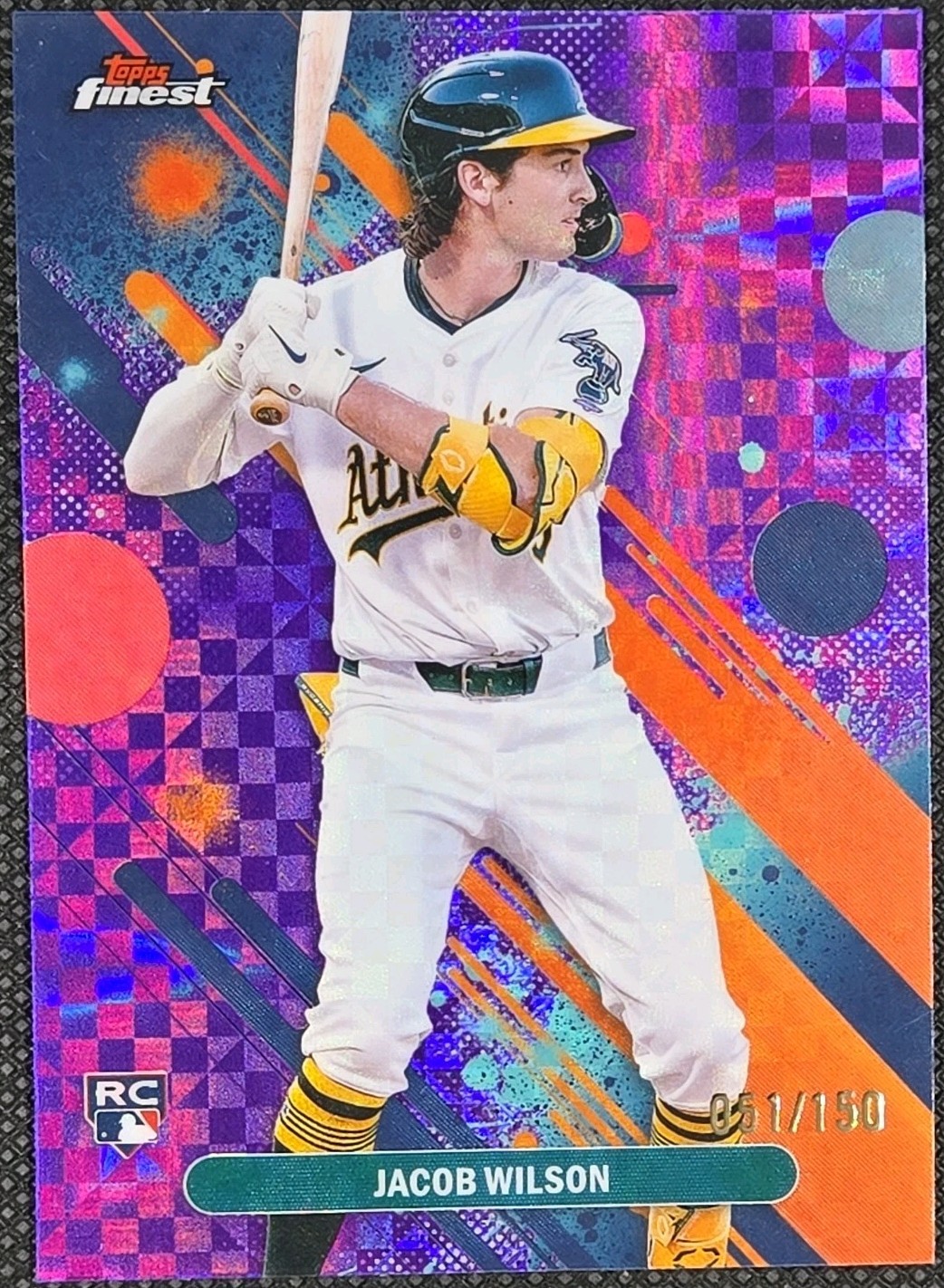 Jacob Wilson 2025 Topps Finest #61 Common - Purple Checkerboard