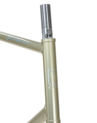 Gan Well Pro Track Fixed Gear Frameset NJS Gold 59cm 55.5cm TT New