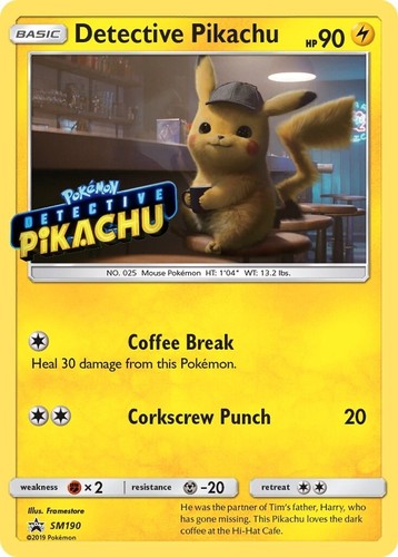 PSA 10 Detective Pikachu 338/SM-P Promo 2019 Pokemon Card Japanese