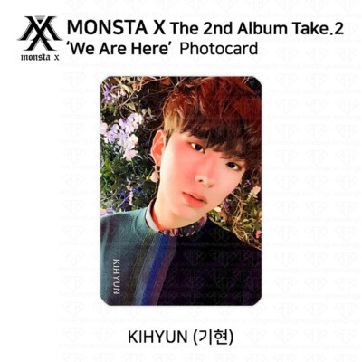 MONSTA X 2nd Album Take 2 We Are Here Official Photocard Kihyun
