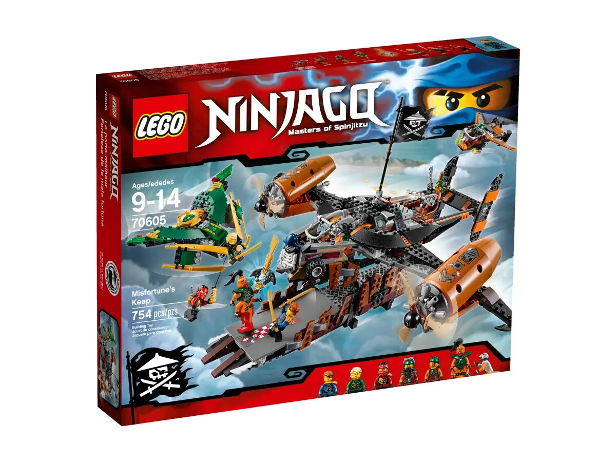 Lego Misfortune's Keep 70605 NINJAGO Minifigure Building Set