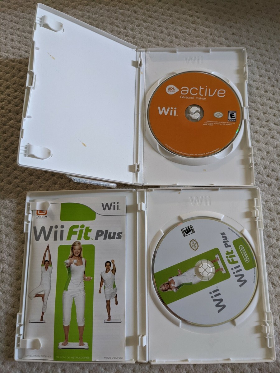 Wii Fit Plus & Active Personal Trainer Nintendo Wii fitness video