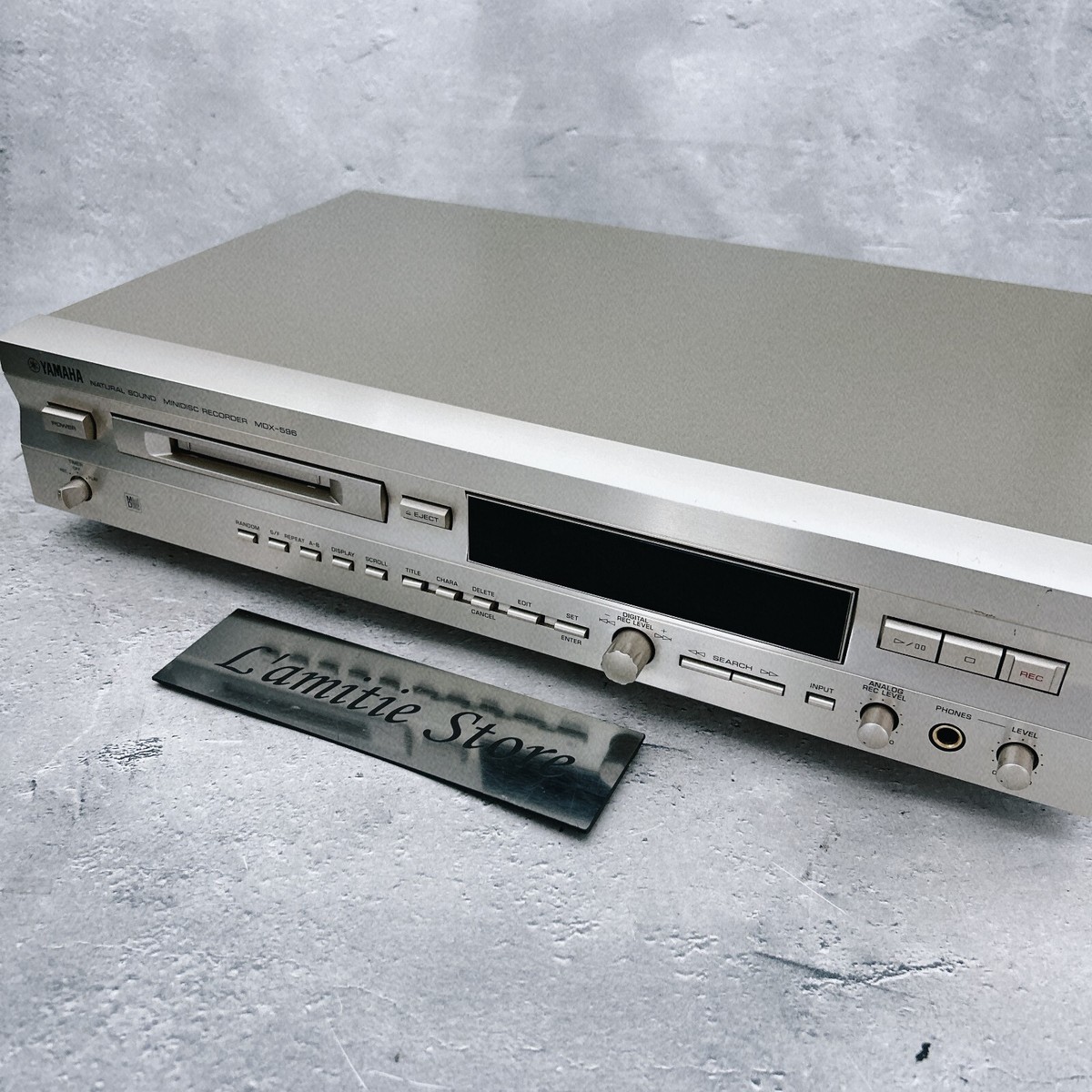 Yamaha MDX-596 MD Recorder Mini Disc Deck Player Gold Japan MDX596