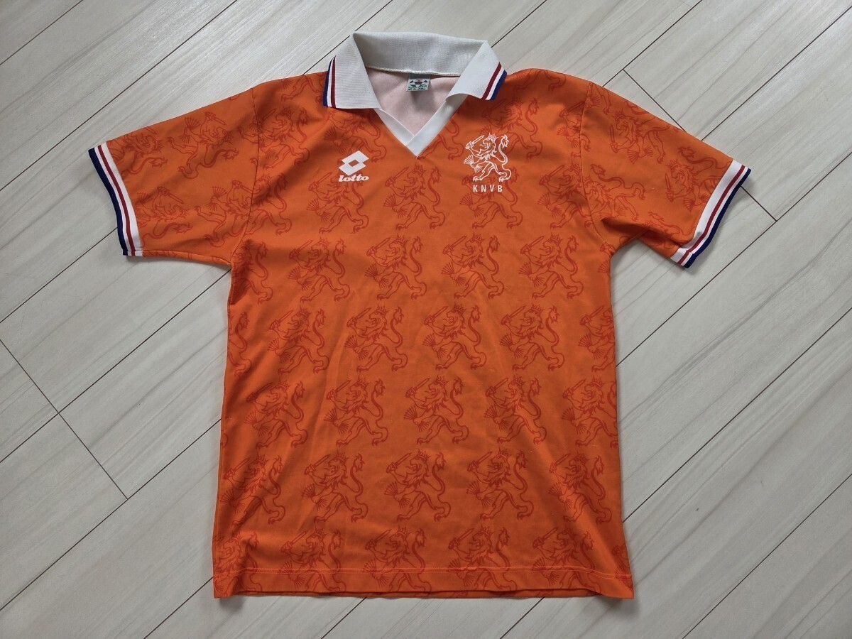 HOLLAND NATIONAL TEAM Home 1994 Lotto Vintage Football Shirt