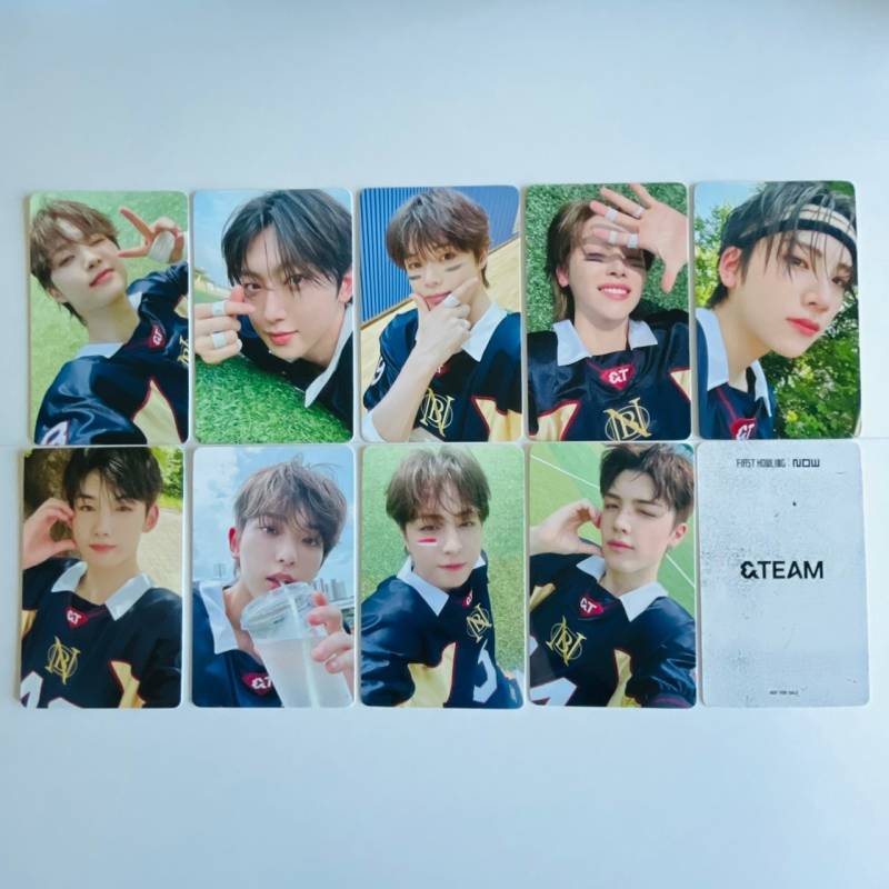 &TEAM First Howling : NOW 1st ALBUM Lucky draw andteam photo card