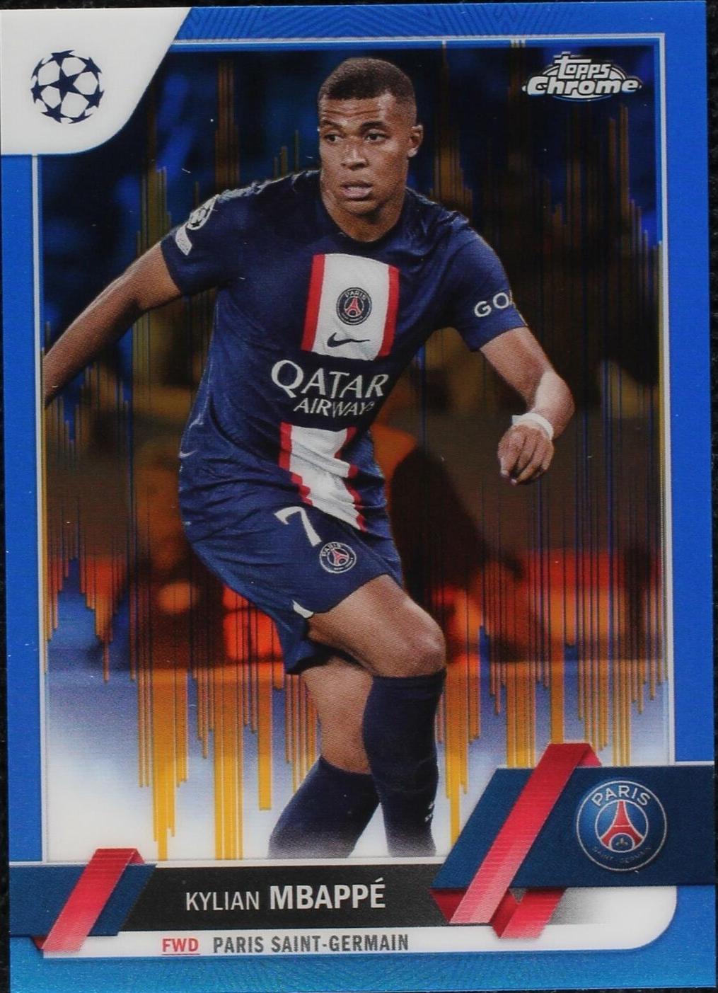 2022-23 Topps Chrome UEFA Club Competitions Kylian Mbappé #100 for