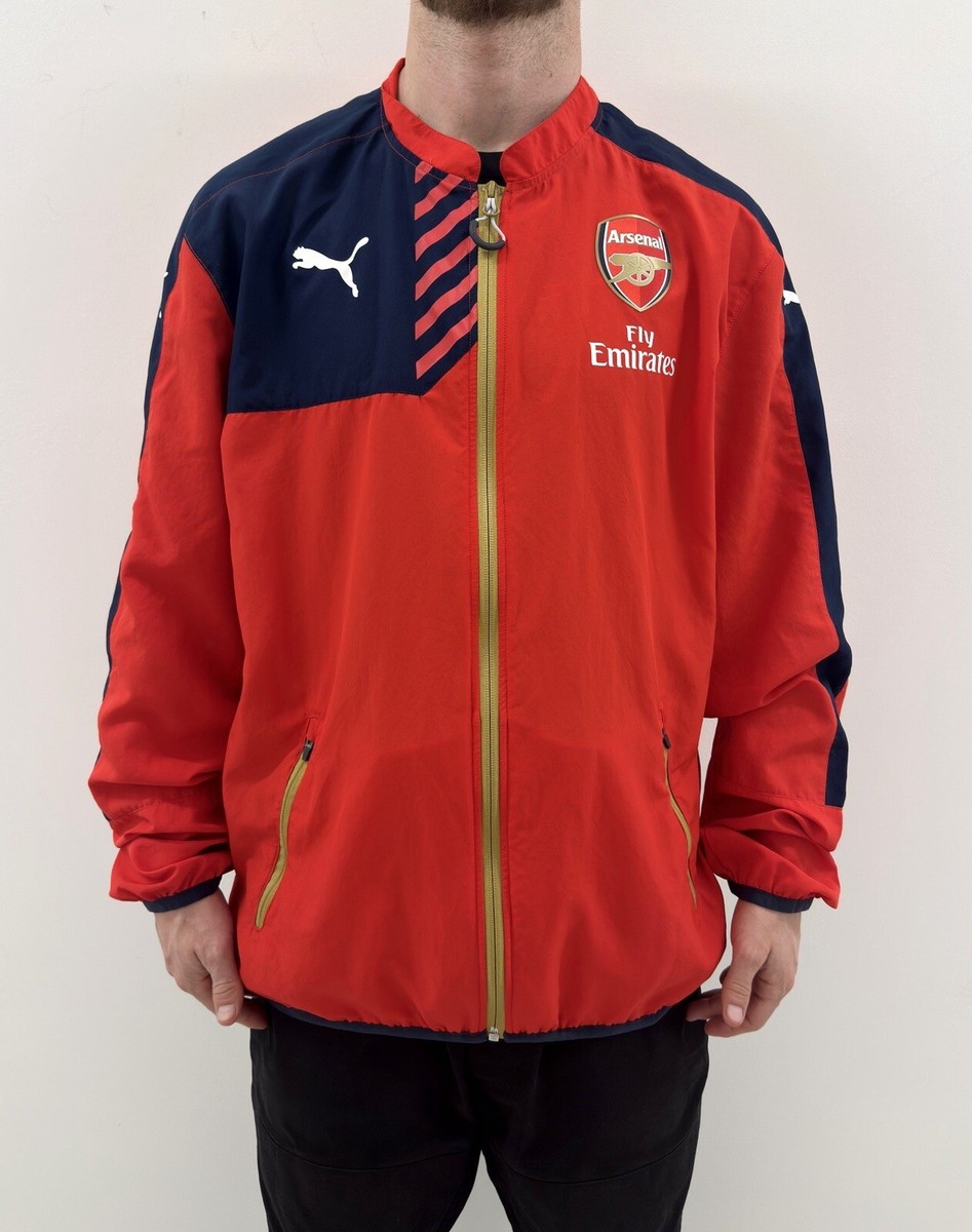 Fc Arsenal Puma Track Jacket Training Soccer Football size XL | eBay