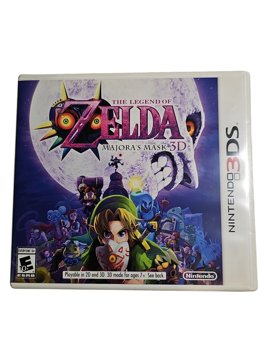 The Legend Of Zelda Majoras Mask 3D Game In Original Case W