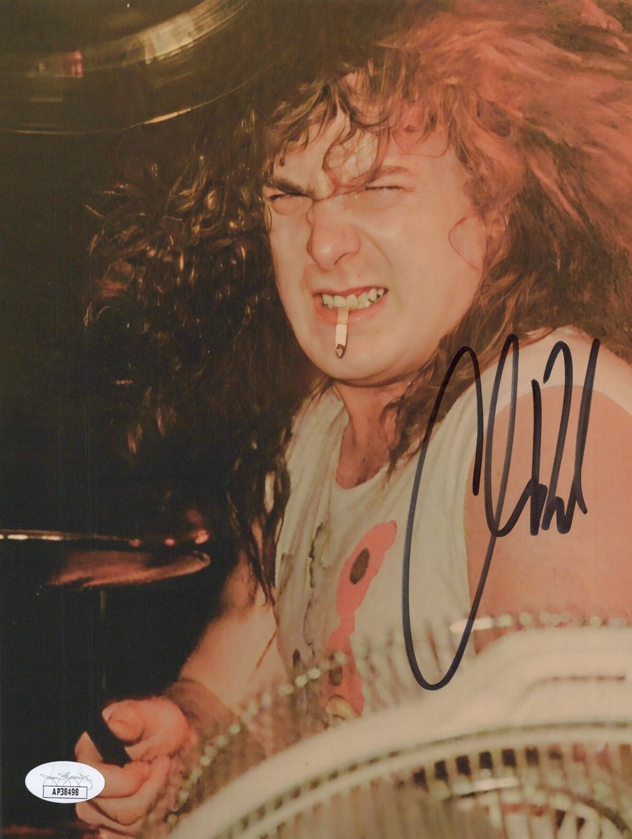 CHUCK BEHLER Hand Signed 8x10 Photo MEGADETH Authentic Autograph
