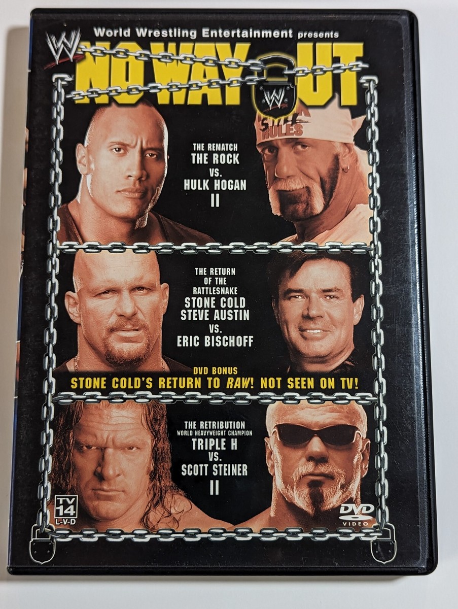 WWE - No Way Out 2003 (DVD, 2003) WWF Word Wrestling Hulk Hogan