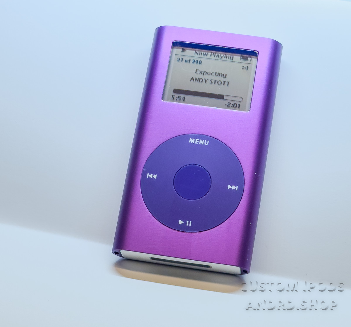 Custom Mod Purple iPod Mini 2nd Gen - 128-512GB Clickwheel