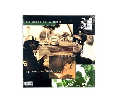 B.G. Knocc Out & Dresta – Real Brothas 2xLP Clear Vinyl 300 Press