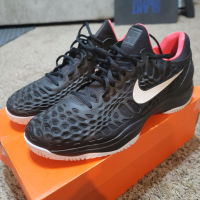 Nike Air Zoom Cage 3 918193-026 Black/White/Red 14 Vapor Federer