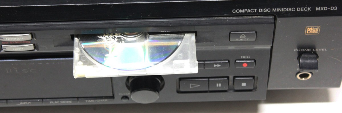 Sony MXD-D3 CD to MiniDisc MD Recorder Player Deck W Remote Fully