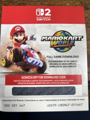 Mario Kart World Code Nintendo Switch 2 | eBay