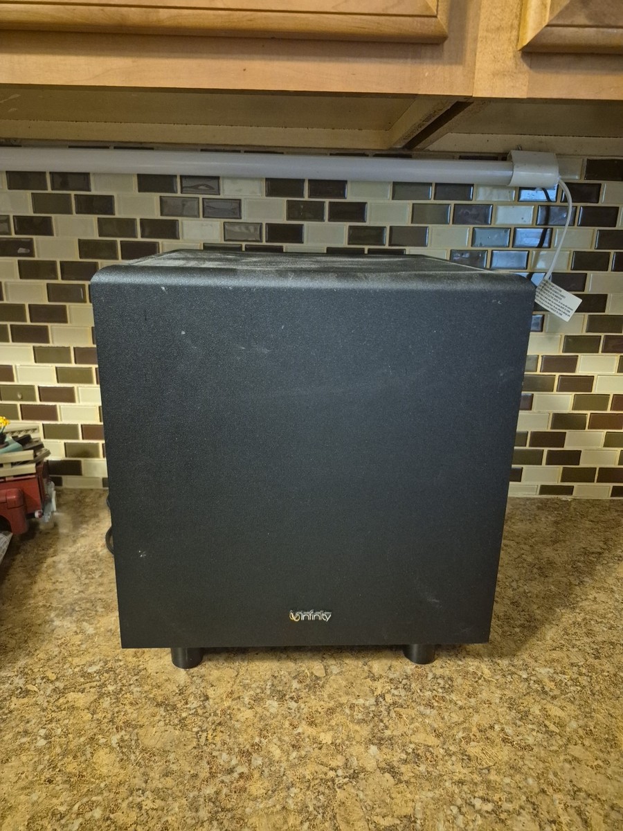 Infinity BU-80 Subwoofer Powered Sub Home Theater Bass Vintage