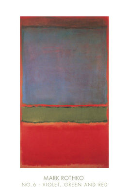 No. 6 (Violet, Green and Red), 1951 Mark Rothko Art Print Abstract