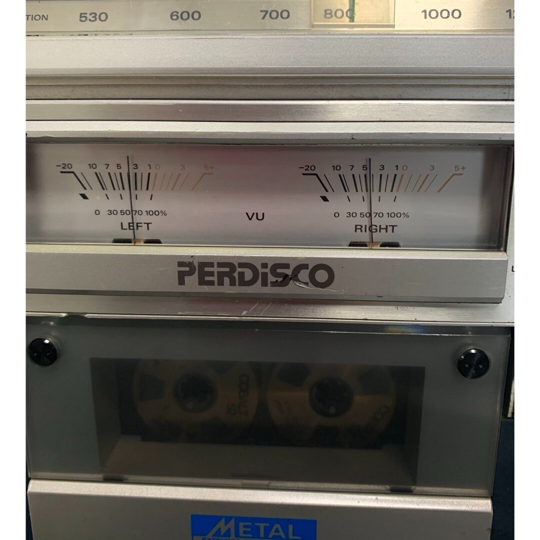 HITACHI TRK 8600RM PERDiSCO Cassette Recorder Boom Box vintage JP