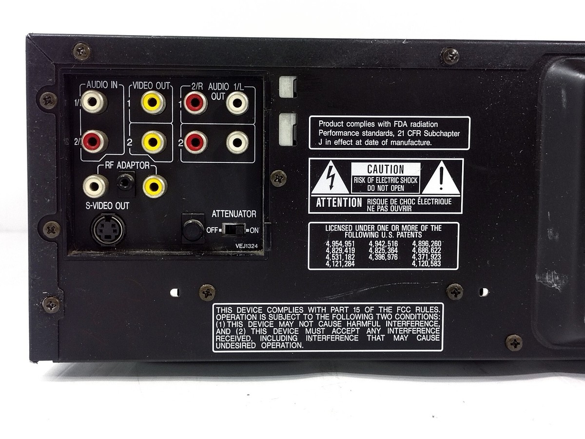 Panasonic LX-K700 Multi Laser Disc Movie Karaoke Player Auto