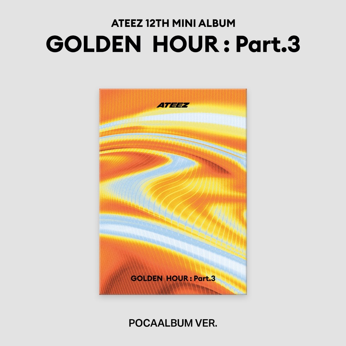 ATEEZ 12th Mini Album GOLDEN HOUR : Part.3 POCA Ver. QR Card+P