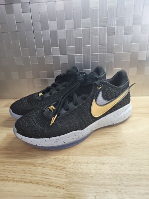 Nike LeBron 20 Low Fab 5 Black Gold White Ice Mens Size 7/Womens