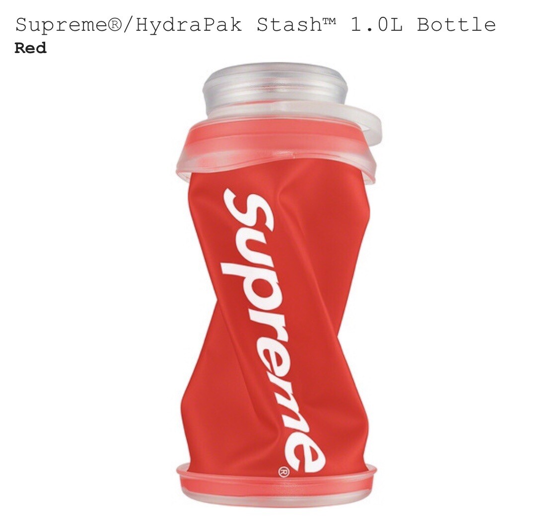 Supreme®/HydraPak Stash™ 1.0L Bottle Style: Red | eBay