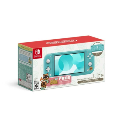 Nintendo Switch Lite Aloha Edition - Animal Crossing: New Horizons