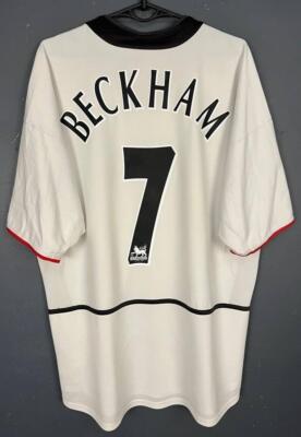 MENS BECKHAM #7 MANCHESTER UNITED 2002/2003 SOCCER FOOTBALL SHIRT