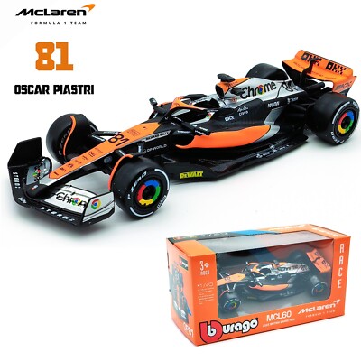 Oscar Piastri #81 McLaren F1 Car Model 1:43 Formula 1 Die Cast