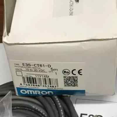 Omron E3S-CT61-D Photoelectric Switch One New E3SCT61D Free