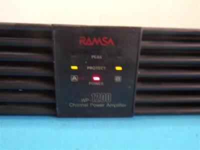 Panasonic Ramsa Wp-1200 2 Channel Power Amplifier 200w for sale