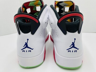 Air Jordan 6 Retro Hare White Suede Red Yellow Leather (CT8529-062