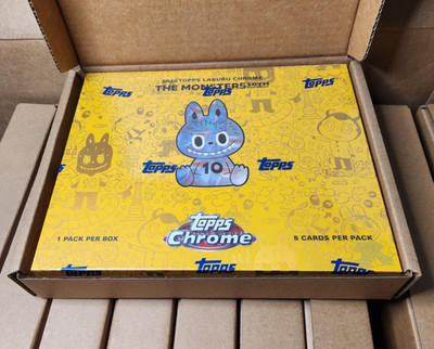 🔥In Hand!🔥2025 Topps LABUBU Chrome --The Monsters 10th