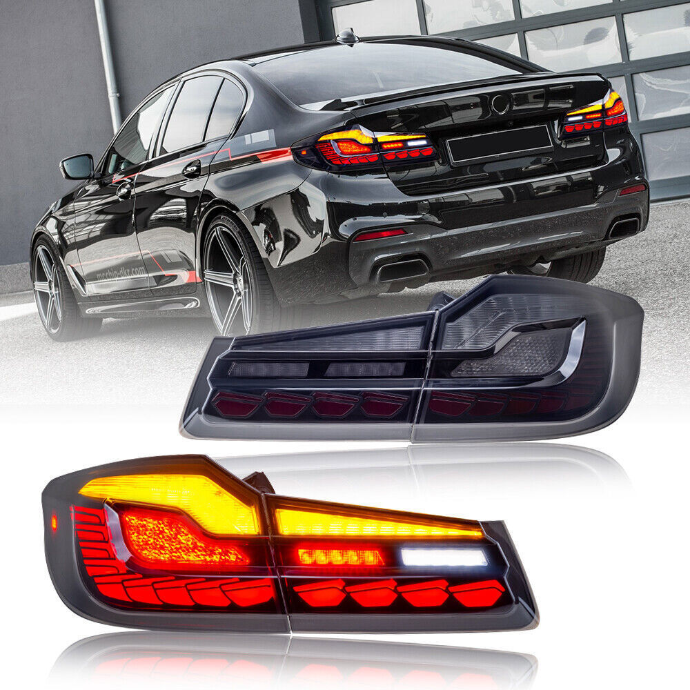 LED Tail Lights For BMW 5 Series G30 G38 2018-2022 Sequential Turn