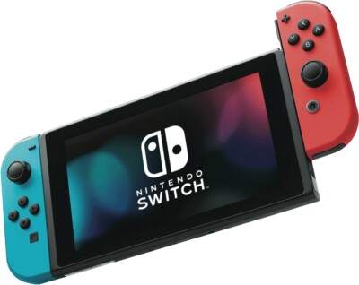 Nintendo Switch HAC-001 Handheld Console - 32GB - Neon Blue/Red