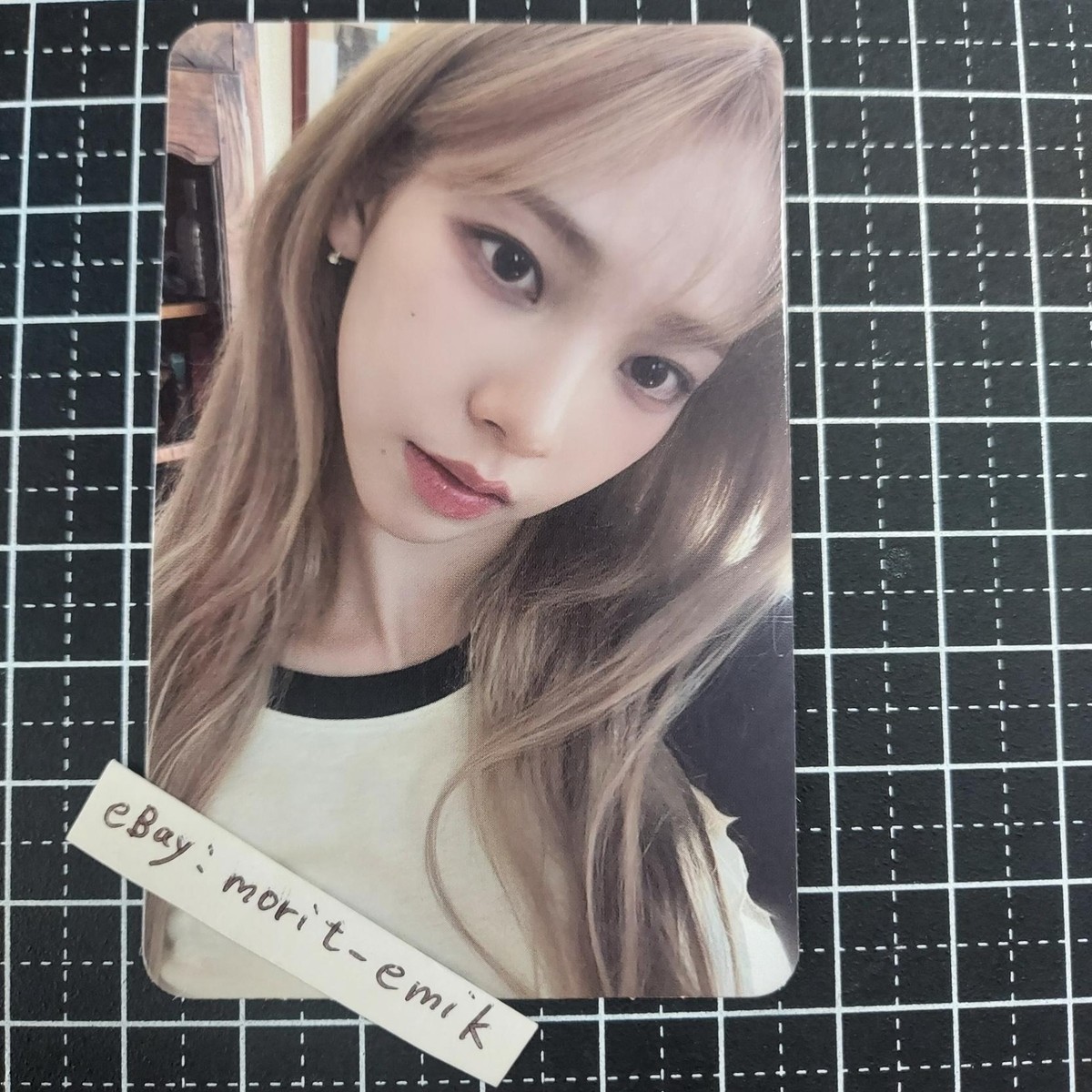 KARINA aespa MY WORLD Zine wtmw VER. official photo card PC 3rd