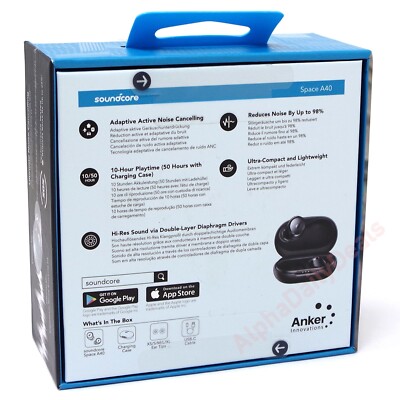 Soundcore by Anker Space A40 Adaptive ANC True Wireless Earbuds