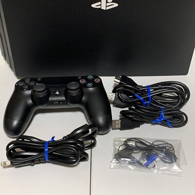 Sony PS4 PlayStation 4 Pro Jet Black 1TB Console CUH-7200BB01 | eBay