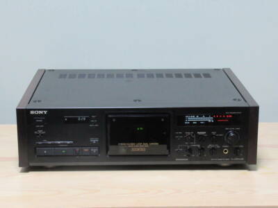 Sony TC-K333ESG 3 Head Cassette Tape Deck Recorder Es Series Black