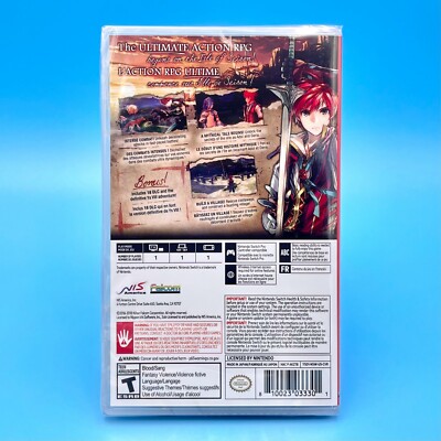 Ys VIII 8: Lacrimosa of Dana (Nintendo Switch) NTSC USA Physical