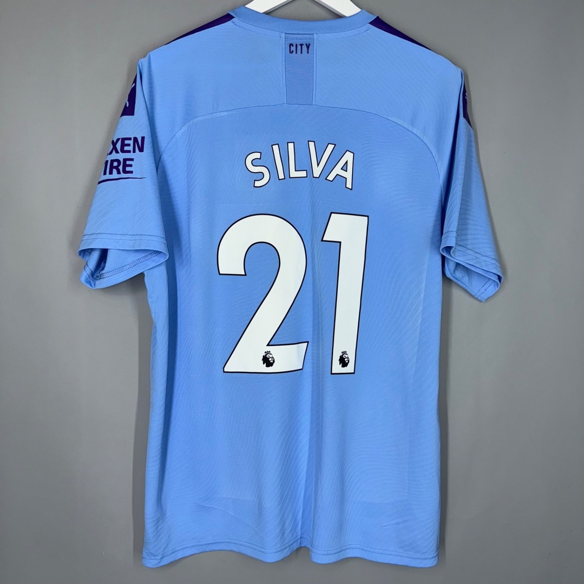 MANCHESTER CITY 2019/2020 HOME FOOTBALL SHIRT SOCCER JERSEY PUMA
