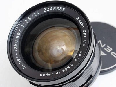 Pentax Super Takumar 24mm F3.5 Wide Angle Prime Lens M42 Excellent