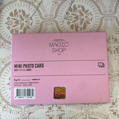 BTS JIMIN MAGIC SHOP FAN MEETING VOL. 5 Official Mini Photo Card